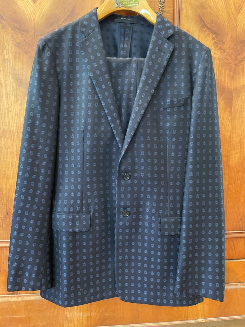 Prada Men's Navy Blue Suit